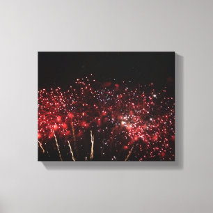 Fireworks/Canvas Wrap Canvas Print