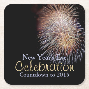 Fireworks Celebration New Year's Eve Coasters