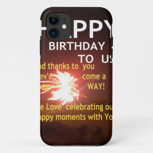Fireworks Celebration with Thank You Message Case-Mate iPhone Case