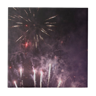 Fireworks Ceramic Tile