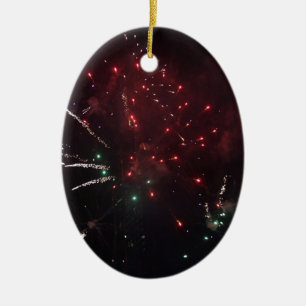 Fireworks Ceramic Tree Decoration