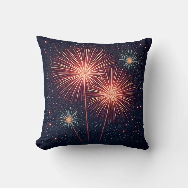 Fireworks Cushion (Front)