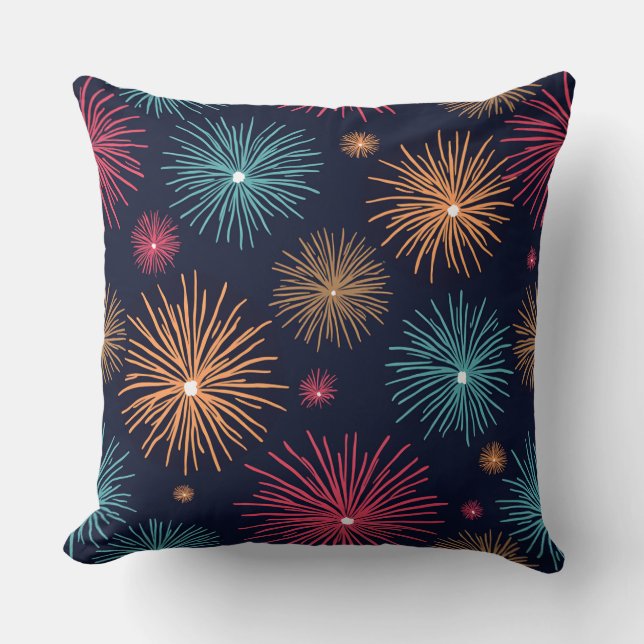 Fireworks Cushion (Front)