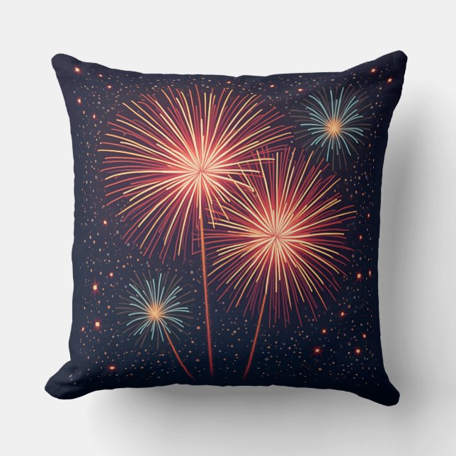 Fireworks Cushion (Front)