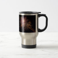 Fireworks custom monogram mugs