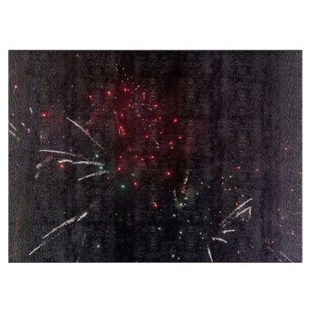 Fireworks Cutting Board (Front)