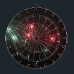 Fireworks Dartboard<br><div class="desc">A dartboard featuring a photo of fireworks.</div>