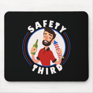 Fireworks Director 4th July Safety Third Mouse Pad