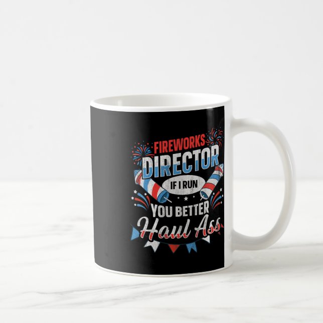 Fireworks Director Funny 4th Of July  Coffee Mug (Right)