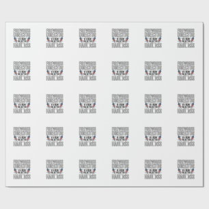 Fireworks Director Funny Patriotic Quote Shirt_1 Wrapping Paper