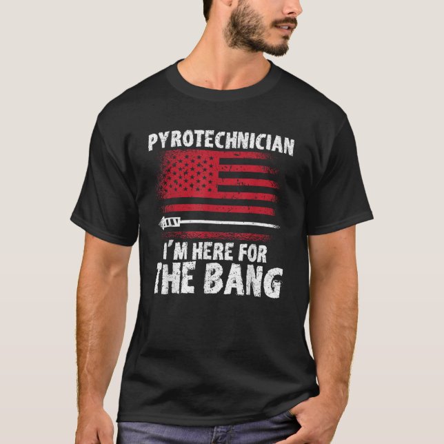 Fireworks Director Pyro Crew Pyrotechnic Pyrotechn T-Shirt (Front)