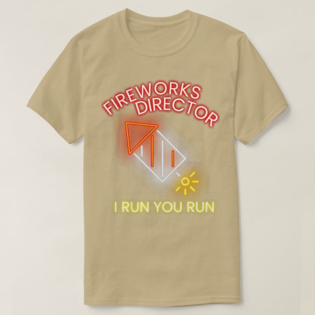 Fireworks director T-Shirt (Design Front)