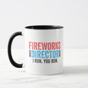 Fireworks Director T-Shirt 4th of July Shirt Mug