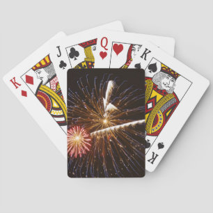 Fireworks display on Savannah River 2 Playing Cards