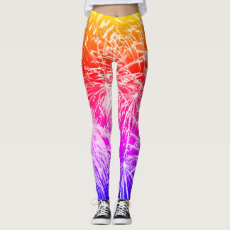Fireworks Display, Patriotic, Ipanema Leggings