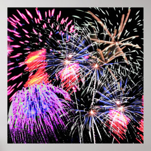Fireworks Display Poster