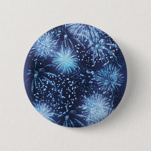 Fireworks exploding buttons & badges