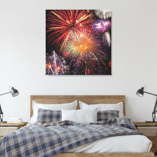 Fireworks Finale Canvas Print