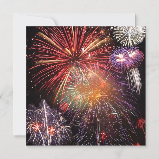 Fireworks Finale Invitation (Front)
