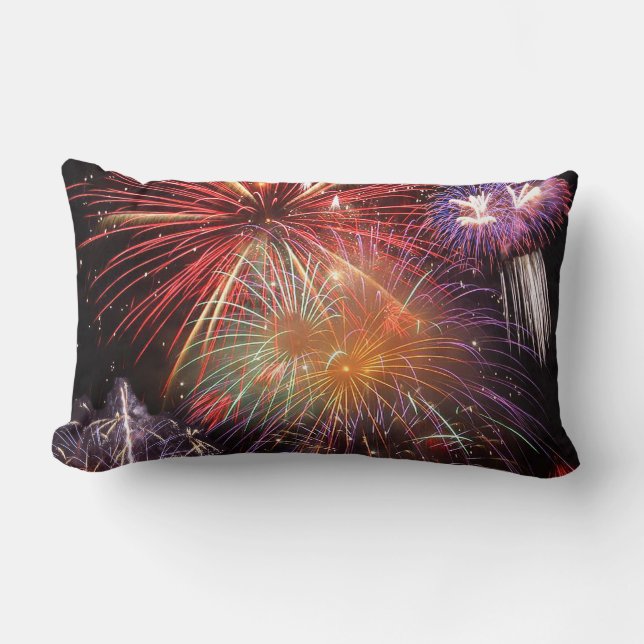 Fireworks Finale Lumbar Cushion (Front)