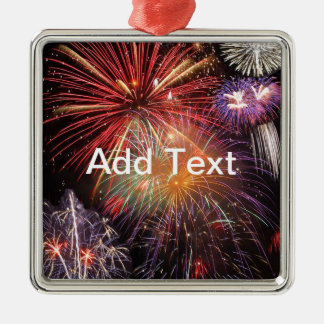 Fireworks Finale Metal Tree Decoration