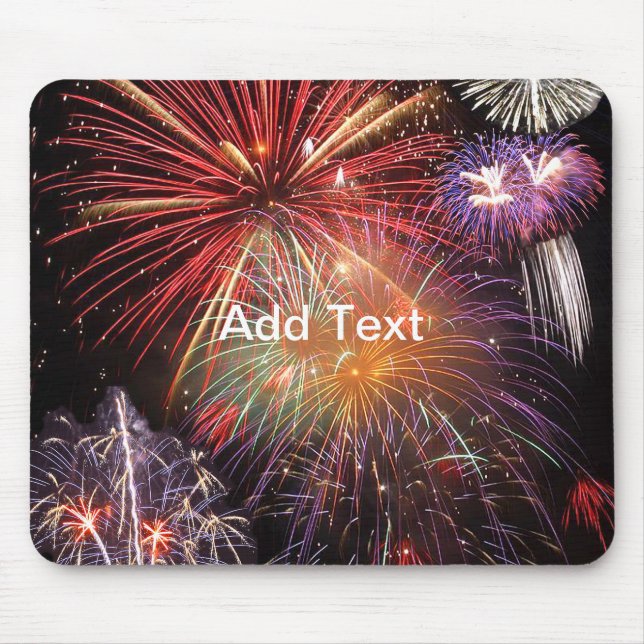Fireworks Finale Mouse Pad (Front)