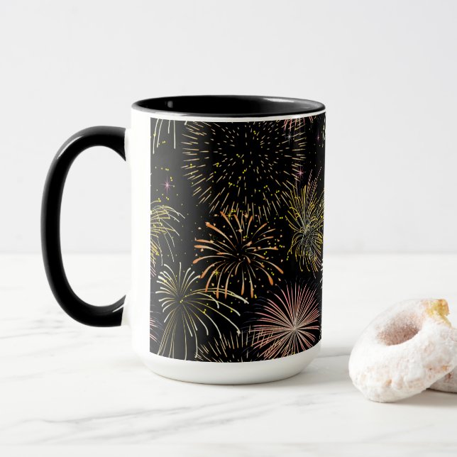 Fireworks Finale Mug (With Donut)