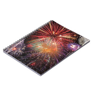 Fireworks Finale Spiral Notebook