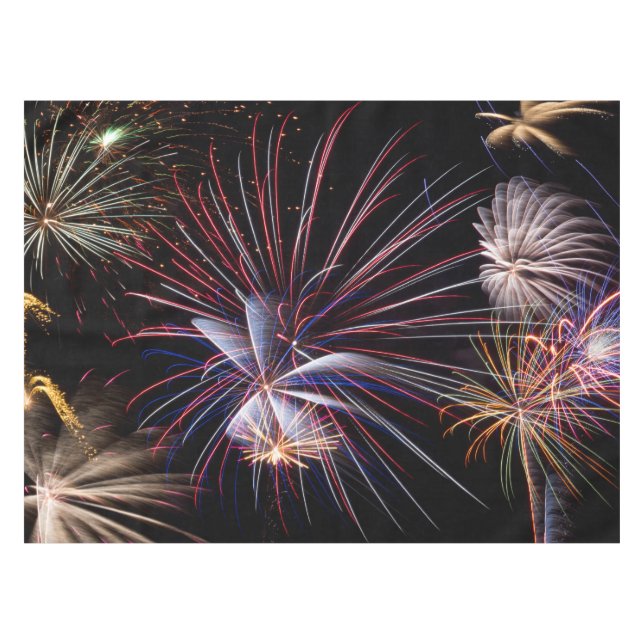 Fireworks Finale Table Cloth (Front (Horizontal))