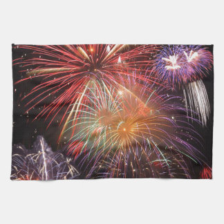 Fireworks Finale Tea Towel