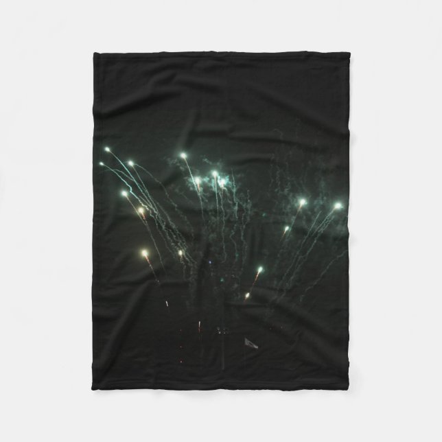 Fireworks Fleece Blanket (Front)