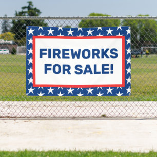 Fireworks for Sale Banner