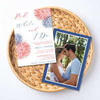Fireworks & Forever Engagement Party Invitation