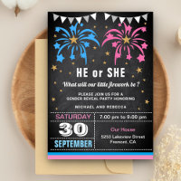 Fireworks Gender Reveal Party