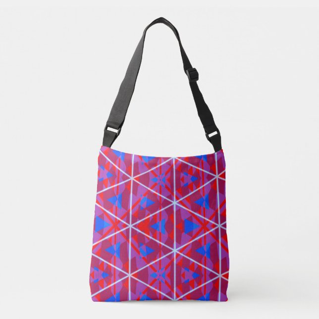 Fireworks Geometry Crossbody Bag (Front)