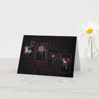 Fireworks Greeting Card