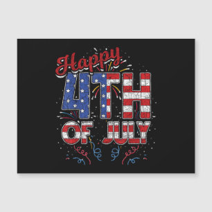 Fireworks Happy 4th of July US Flag American 4th o