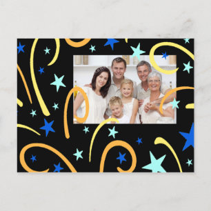 Fireworks Happy New Year Photo Postcards