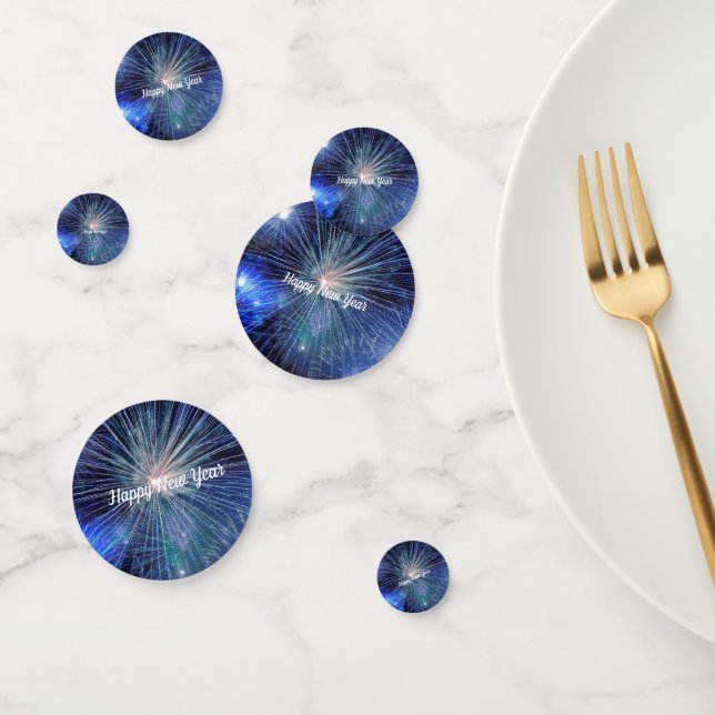 Fireworks Happy New Year Table Confetti (Group)