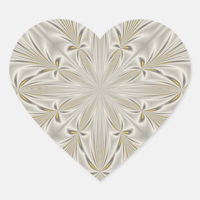 Fireworks Heart Sticker (Front)