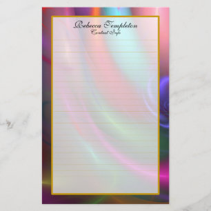 Fireworks III Fine Lined Stationery