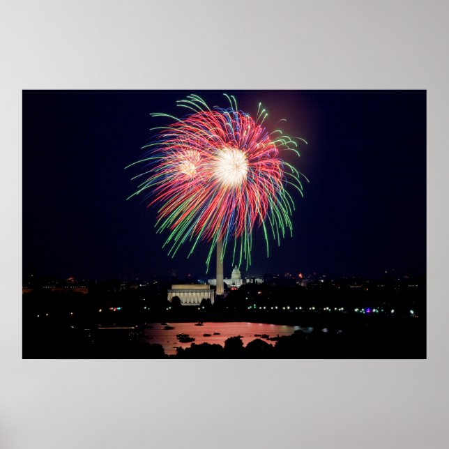 Fireworks in DC Poster (Front)