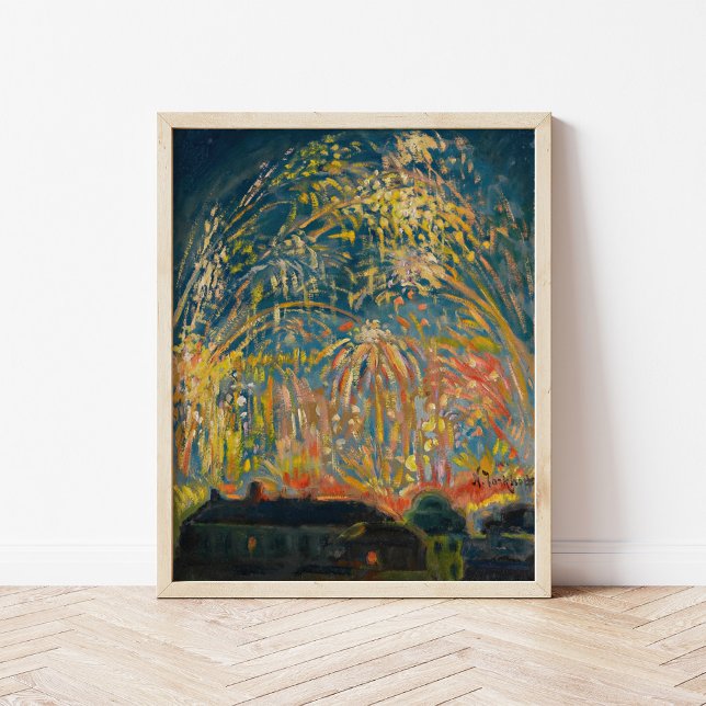 Fireworks in Nice | Nikolai Tarkhov Poster (Creator Uploaded)