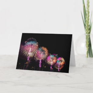Fireworks in NYC Card