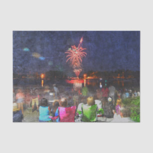 Fireworks Independence Day 4th Of July Tissue Paper