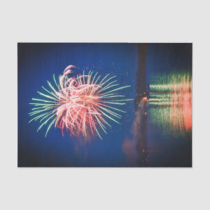 Fireworks Independence Day Colourful 4th Of July Tissue Paper