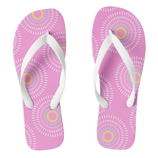 Fireworks Japanese Pink Jandals (Footbed)