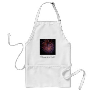 Fireworks July 4th Apron