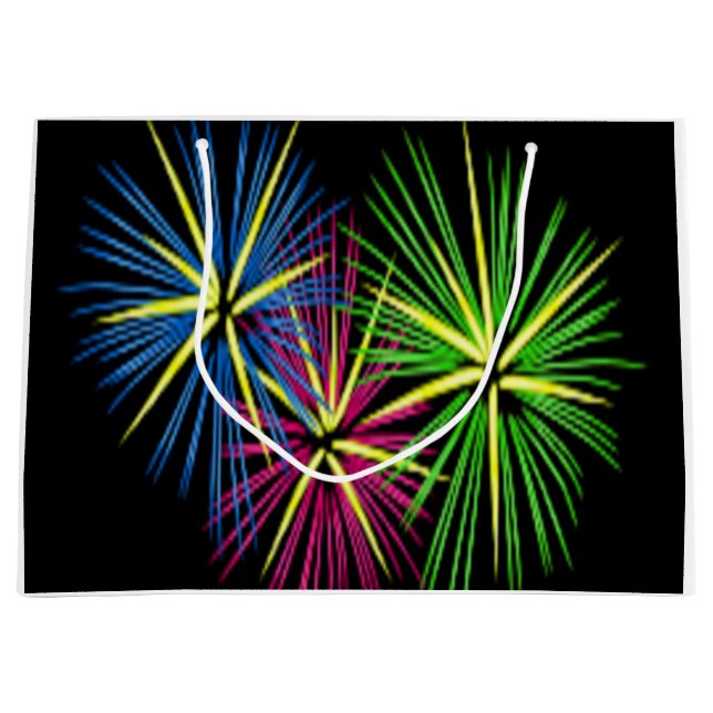 FIREWORKS LARGE GIFT BAG (Front)