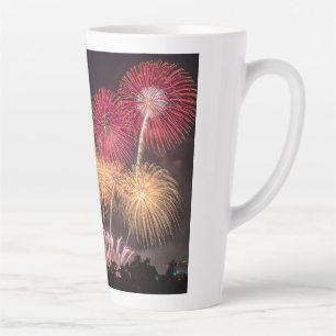 fireworks latte mug